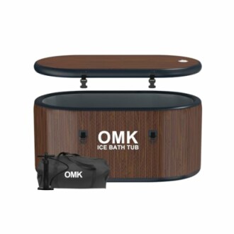 OMK Ice Bath Tub with cover and pump.